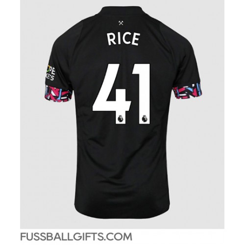 West Ham United Declan Rice #41 Fußballbekleidung Auswärtstrikot 2022-23 Kurzarm